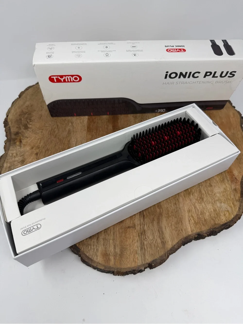 Tymo Hair Ionic Plus Straightening Brush 16 Temperature Settings